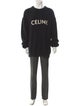 Celine Wool Graphic Print Pullover