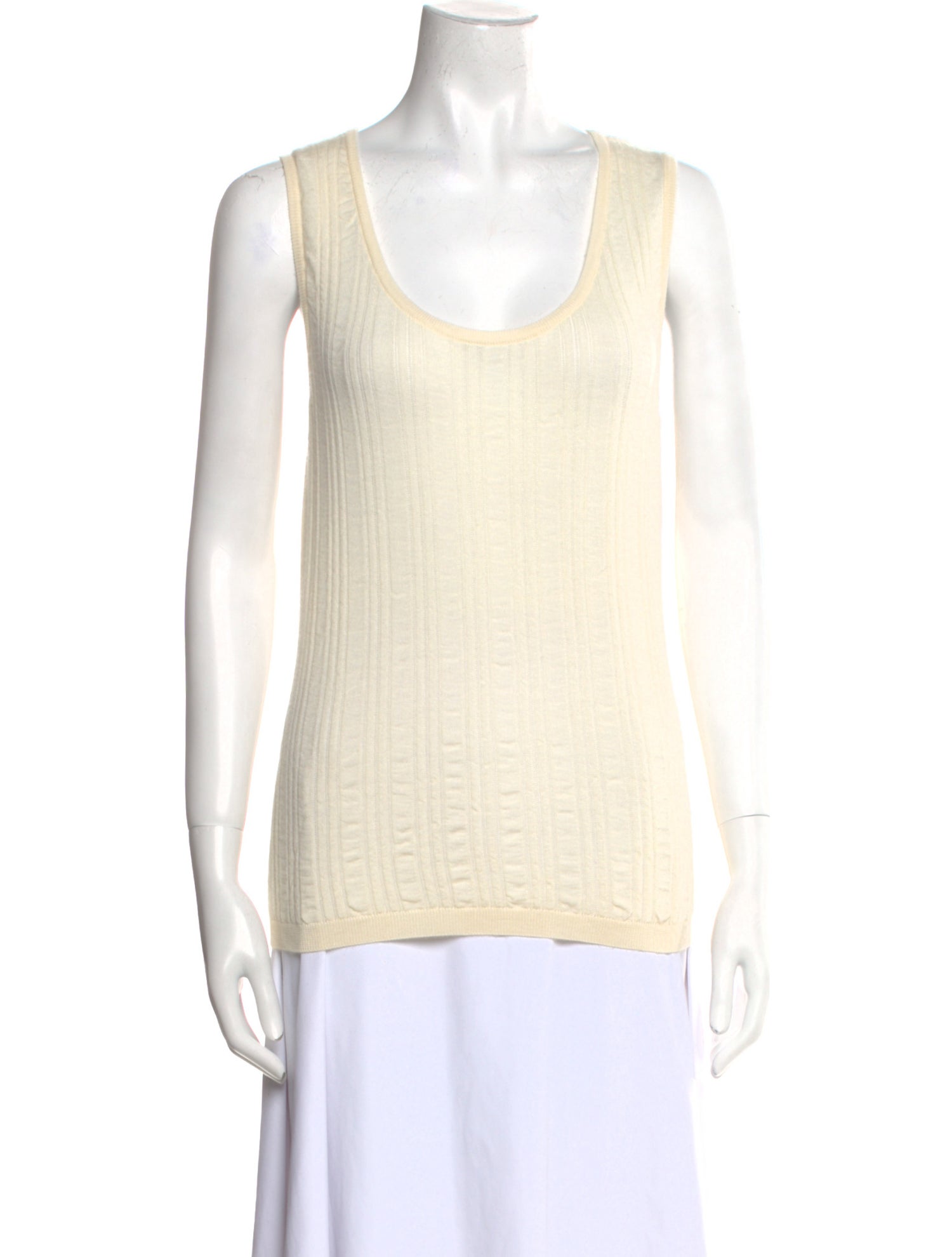 Celine Cashmere Scoop Neck Top