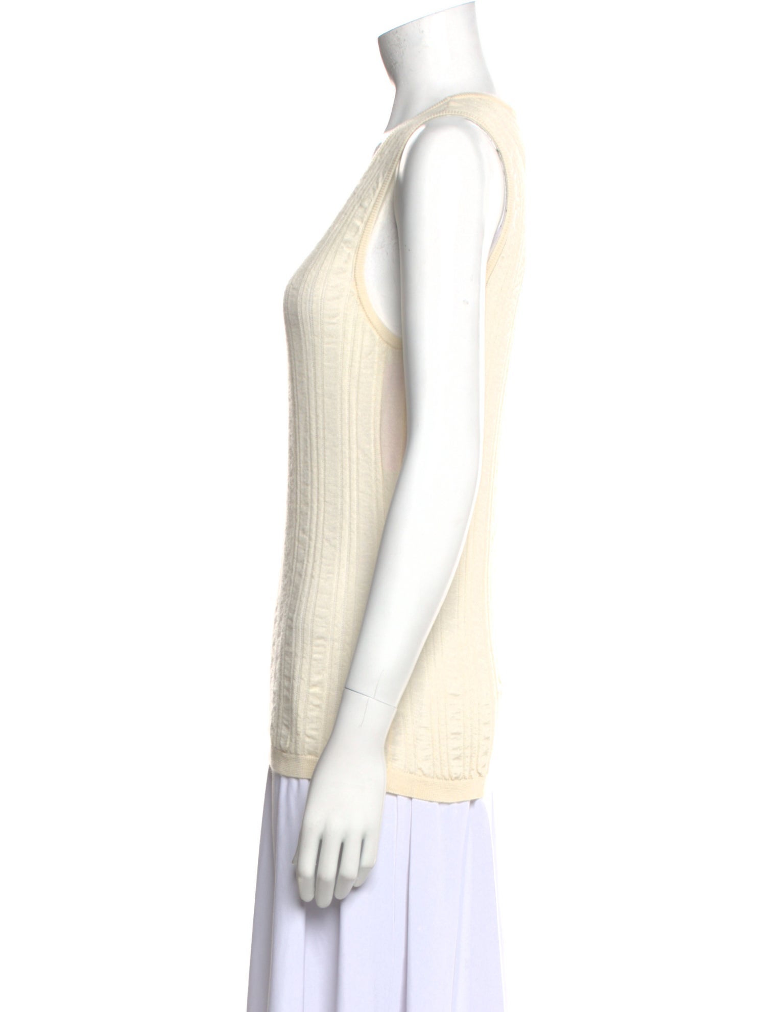 Celine Cashmere Scoop Neck Top