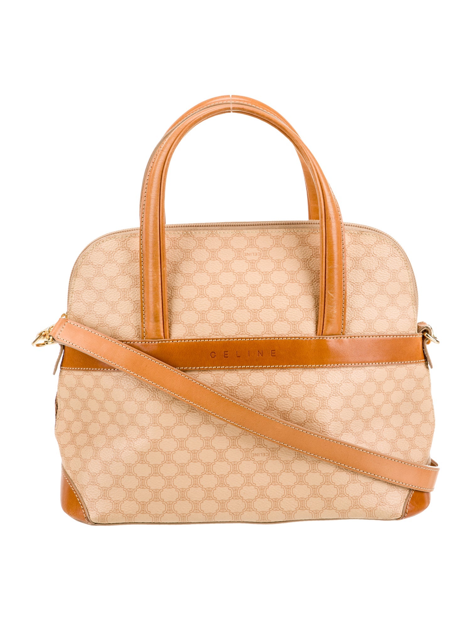 Celine Triomphe Top Handle Bag Vintage