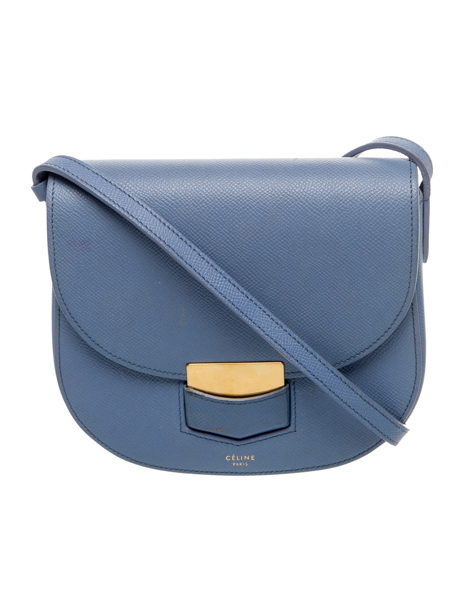 Celine Leather Trotteur Small