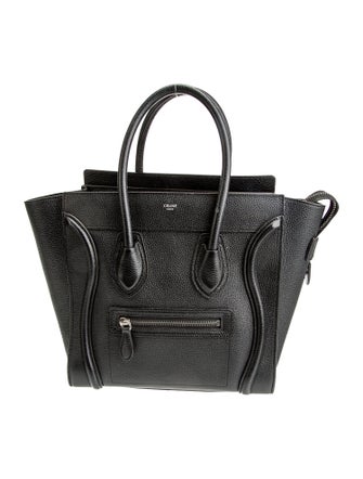 Celine Leather Luggage Micro