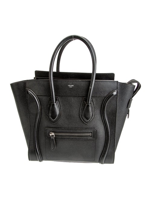 Celine Leather Luggage Micro