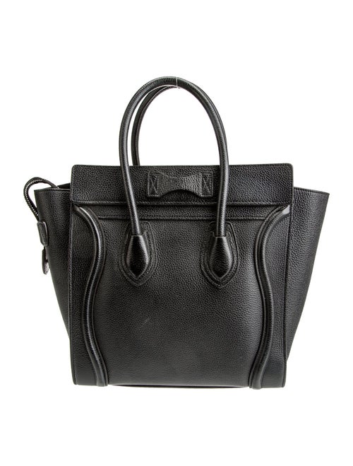 Celine Leather Luggage Micro
