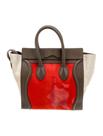 Celine Ponyhair Luggage Mini