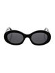 Celine Round Tinted Sunglasses