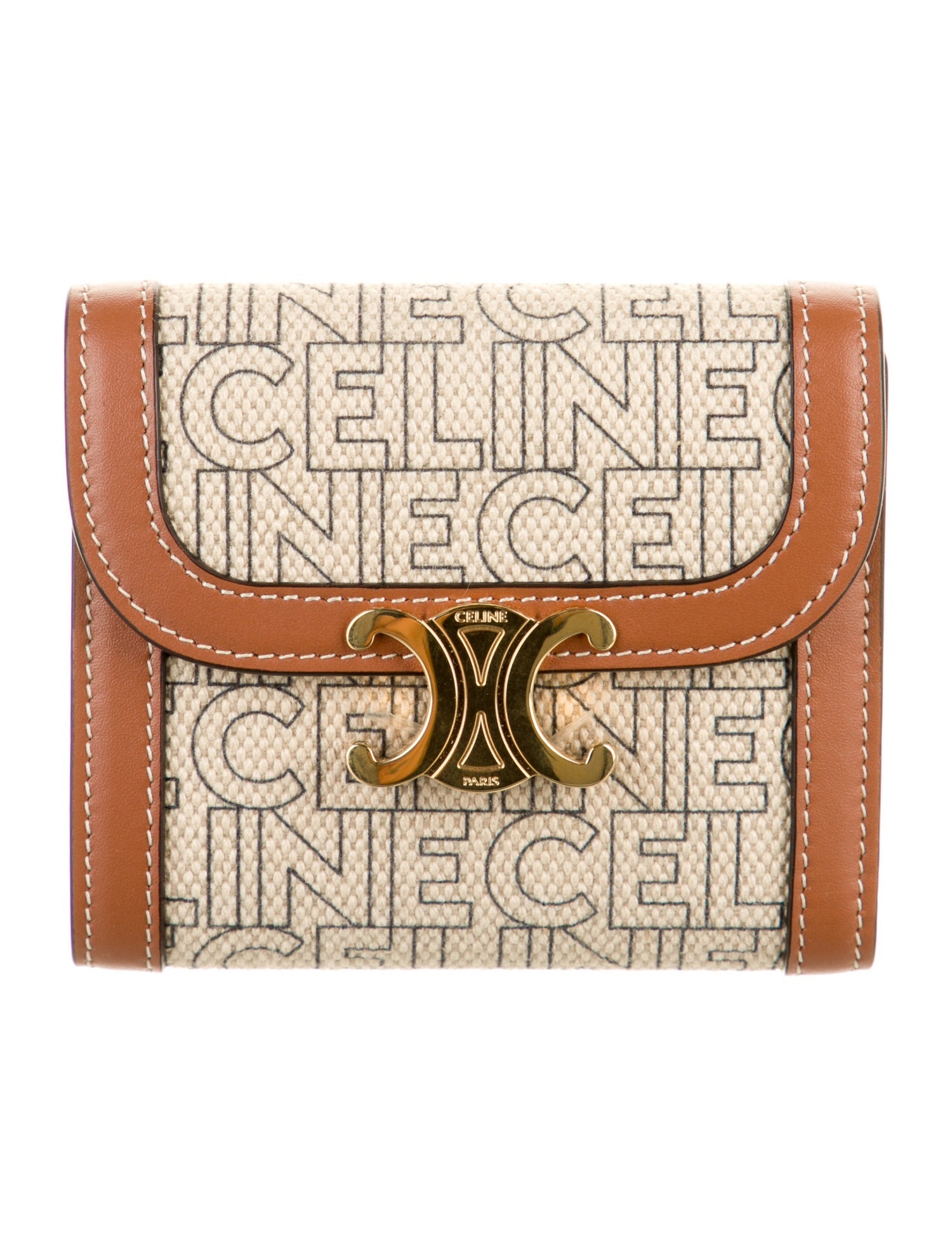 Celine Canvas Compact Canvas Compact Wallet