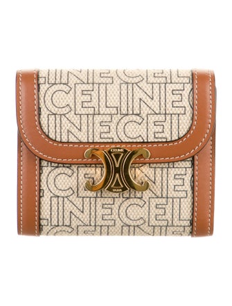 Celine Canvas Compact Canvas Compact Wallet