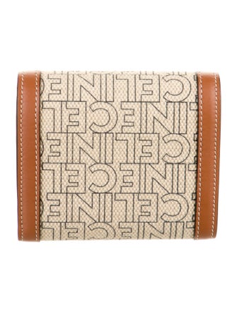 Celine Canvas Compact Canvas Compact Wallet