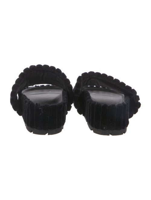 Celine Velvet Slides