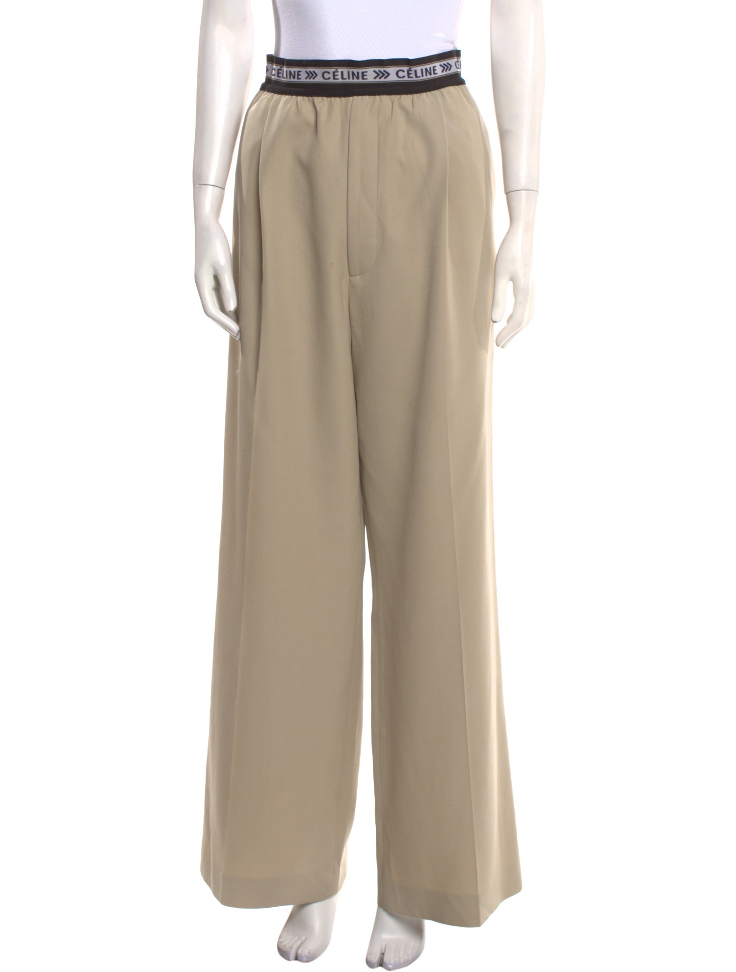Celine Wool Wide Leg Pants