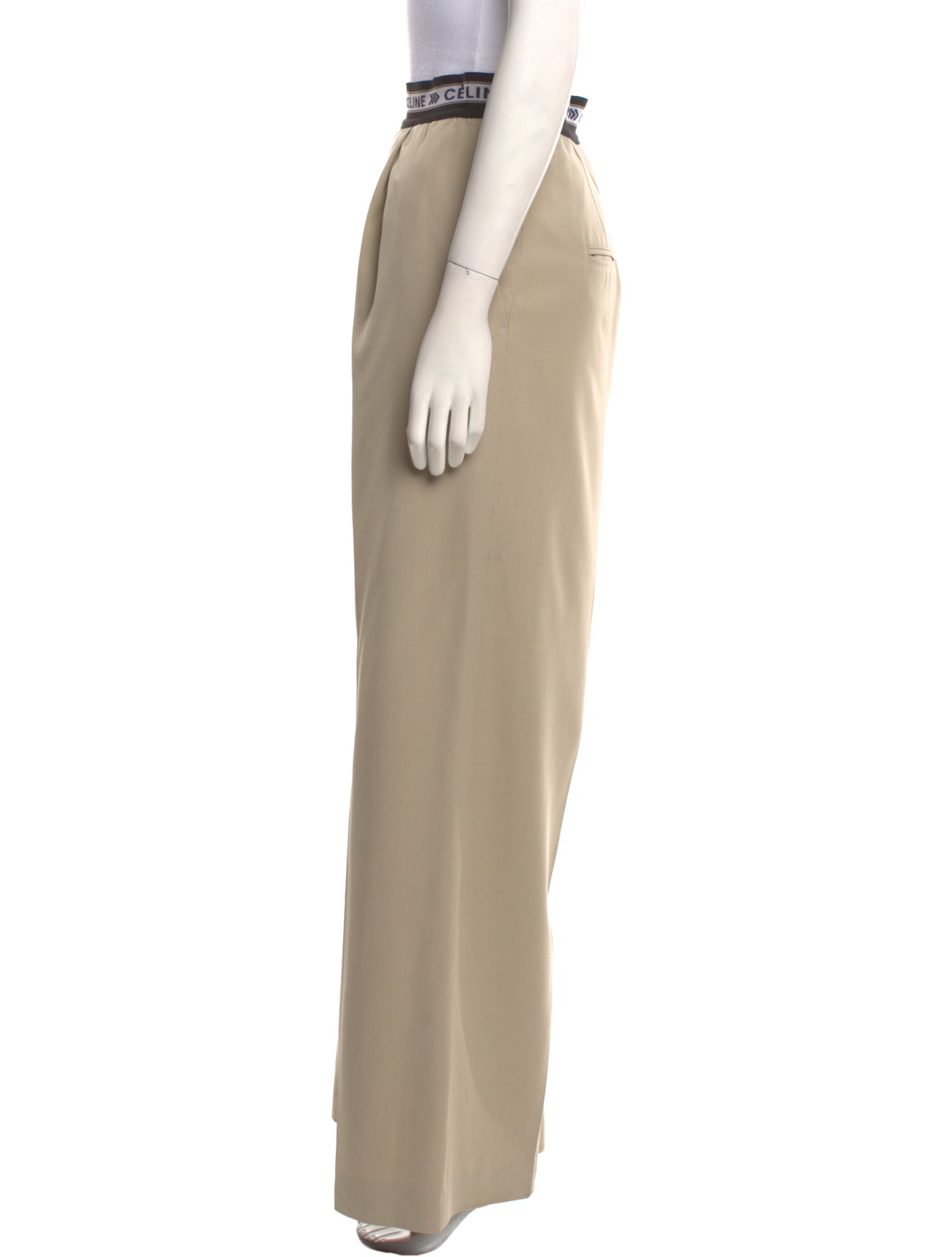 Celine Wool Wide Leg Pants