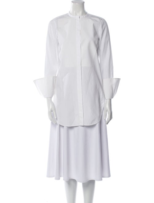 Celine Mock Neck Three-Quarter Sleeve Tunic