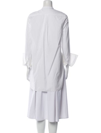 Celine Mock Neck Three-Quarter Sleeve Tunic