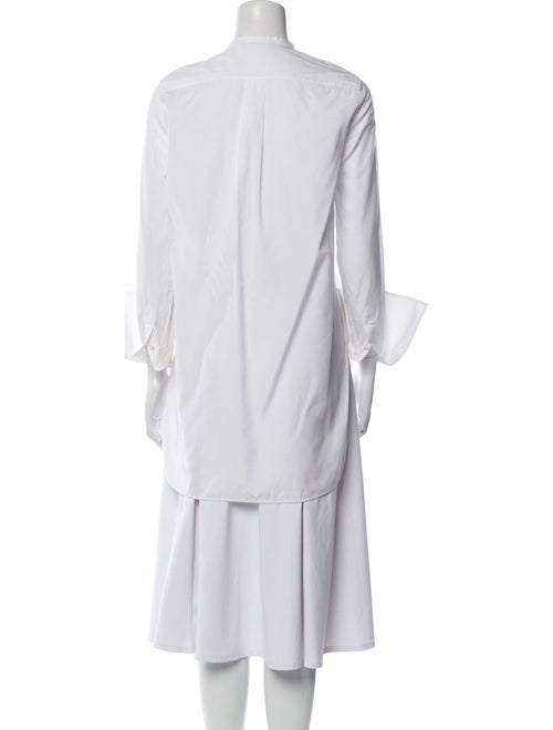 Celine Mock Neck Three-Quarter Sleeve Tunic