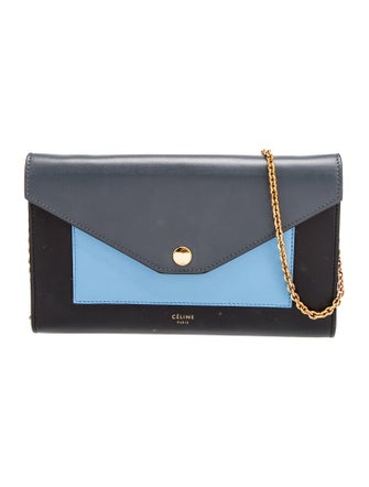 Celine Leather Pocket Envelope