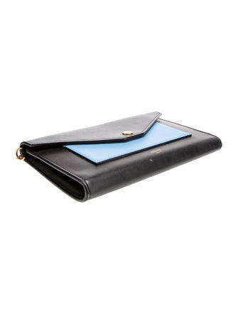 Celine Leather Pocket Envelope
