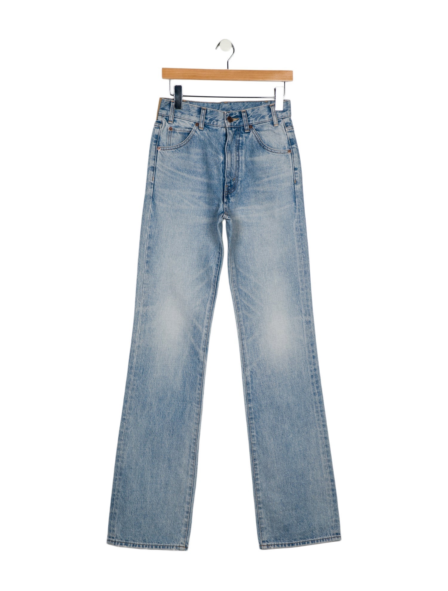 Celine High-Rise Straight Leg Jeans