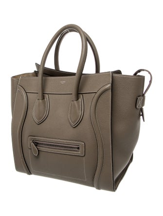 Celine Leather Luggage Mini