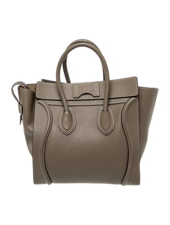 Celine Leather Luggage Mini