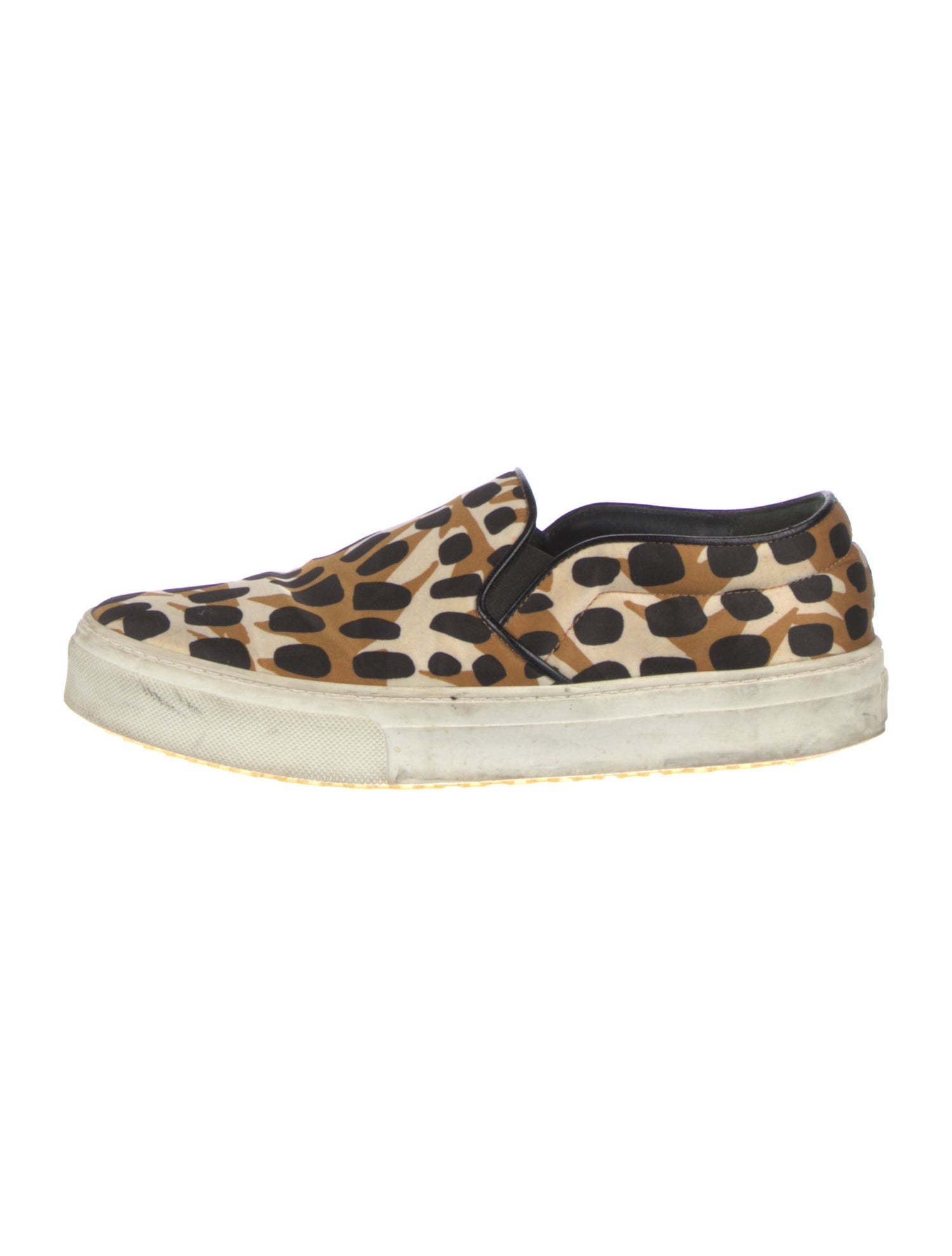 Celine Leather Printed Espadrilles