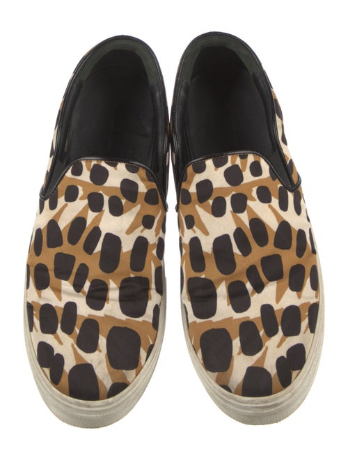 Celine Leather Printed Espadrilles