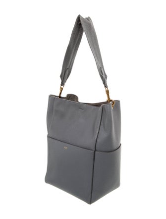 Celine Leather Seau Sangle Medium