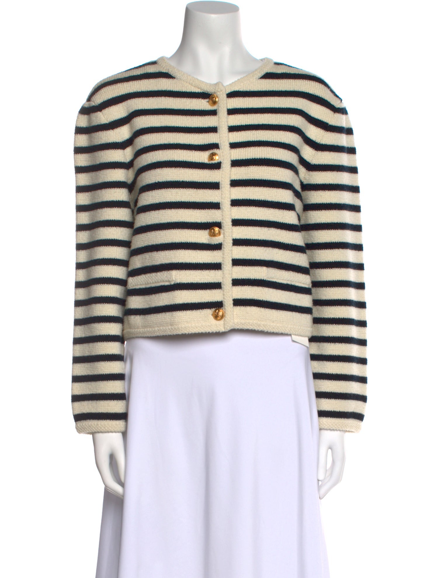 Celine Wool Striped Sweater