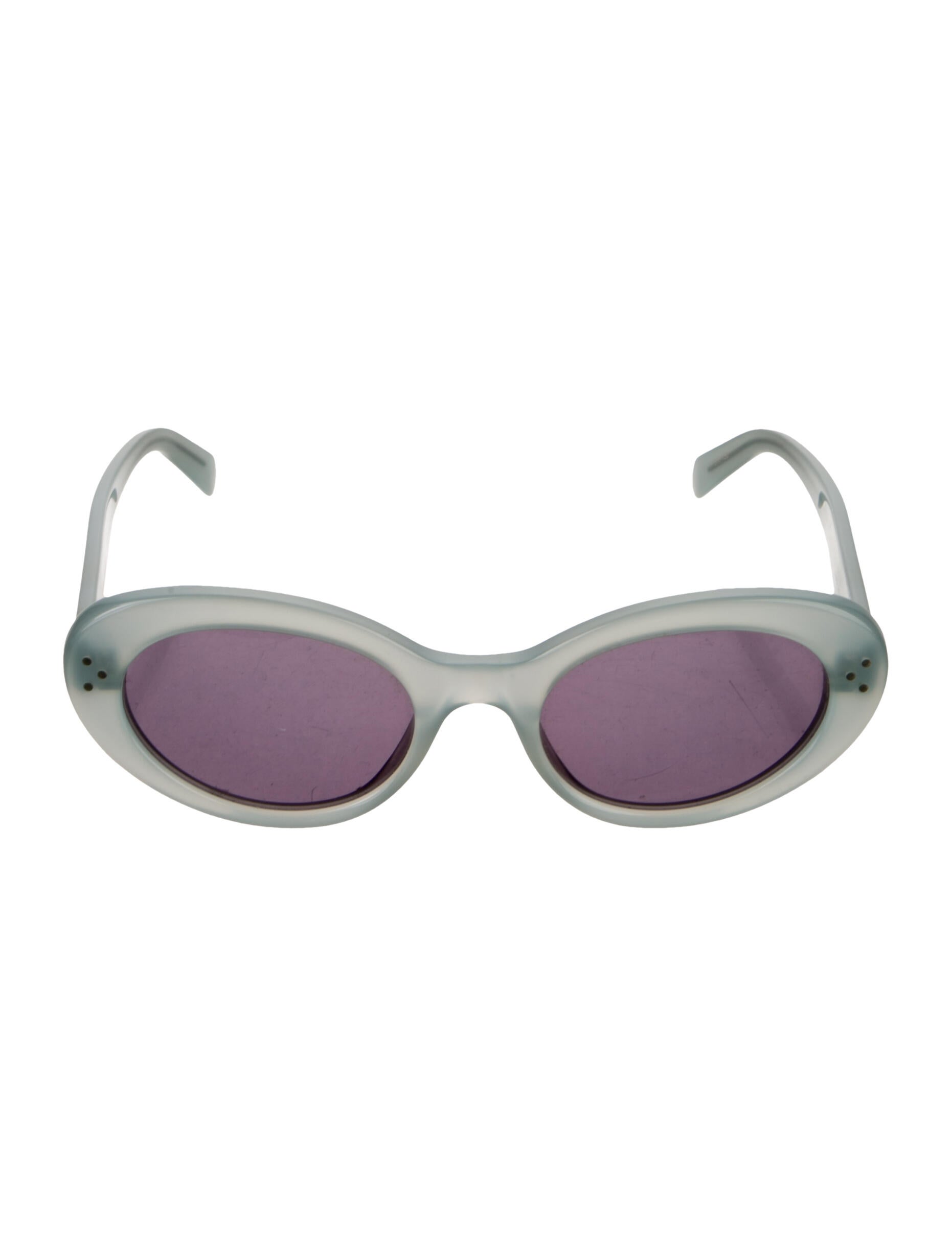 Celine Round Tinted Sunglasses