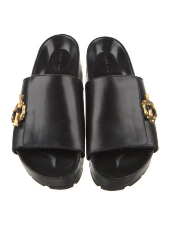 Celine Leather Slides