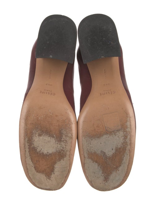 Celine Leather Colorblock Pattern Pumps