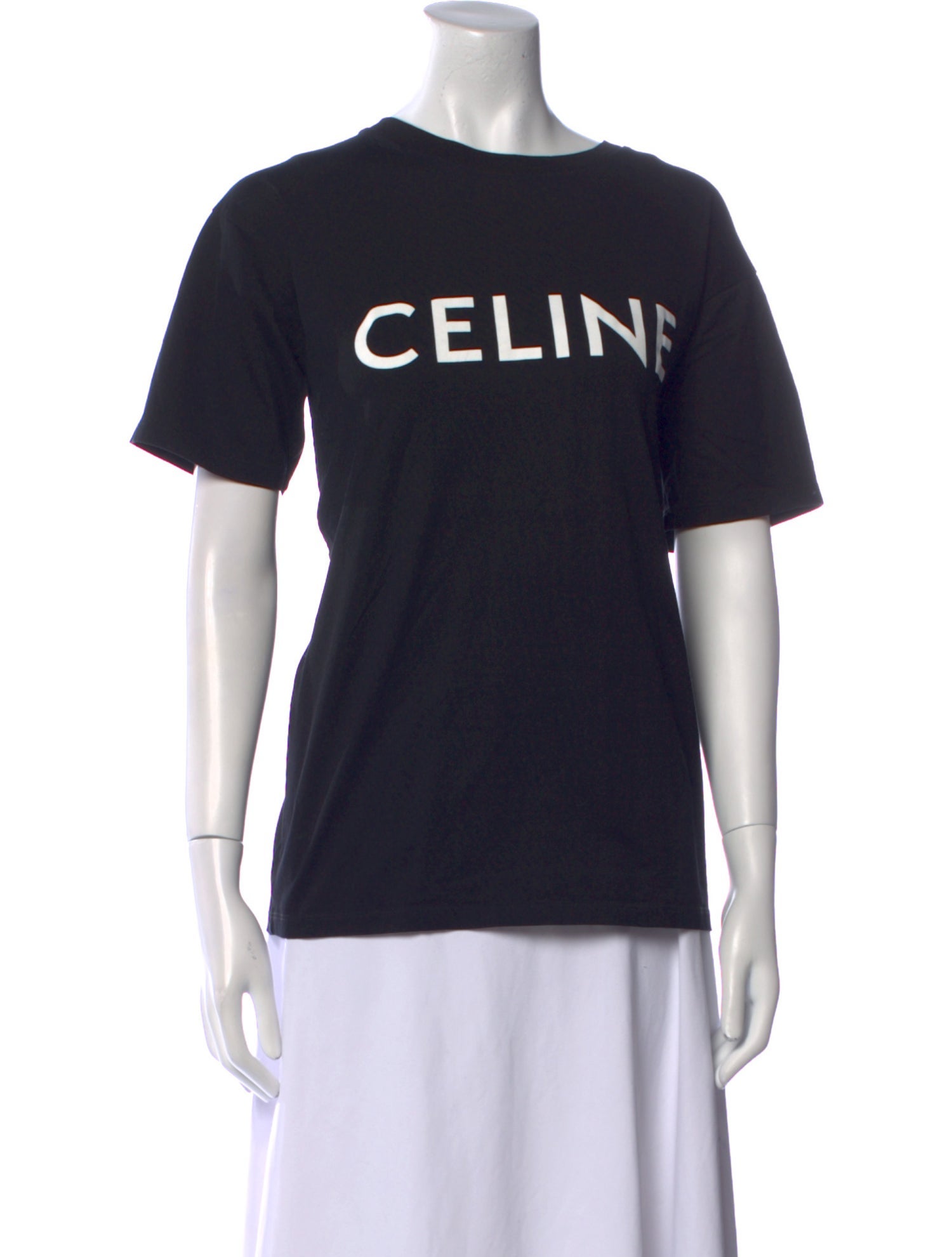 Celine Graphic Print Crew Neck T-Shirt