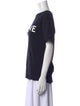 Celine Graphic Print Crew Neck T-Shirt