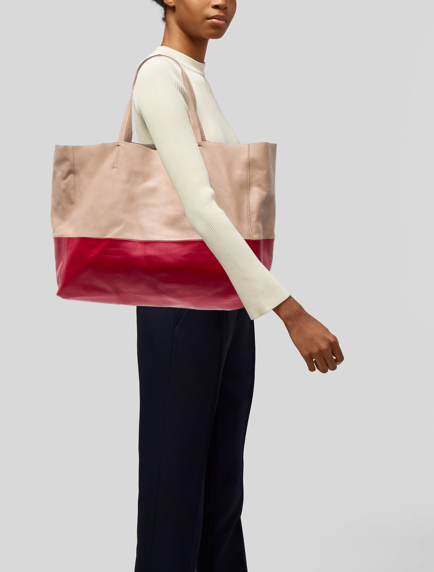 Celine Leather Horizontal Cabas