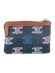 Celine Monogram Pattern Denim Wallet