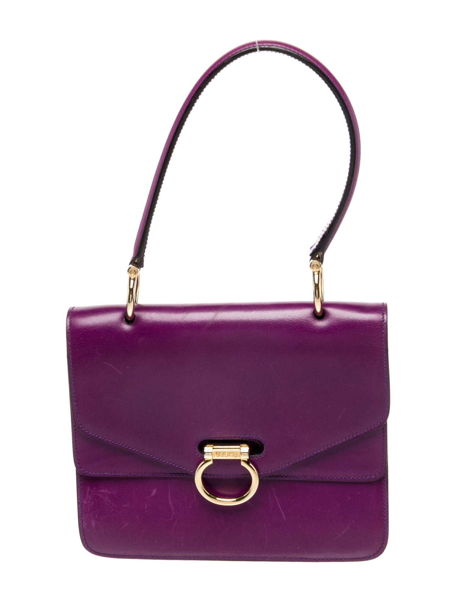 Celine Leather Top Handle Bag Vintage