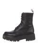 Celine Leather Studded Accents Combat Boots