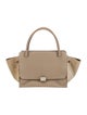 Celine Calfskin Double Zipper Trapeze