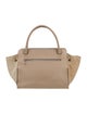 Celine Calfskin Double Zipper Trapeze