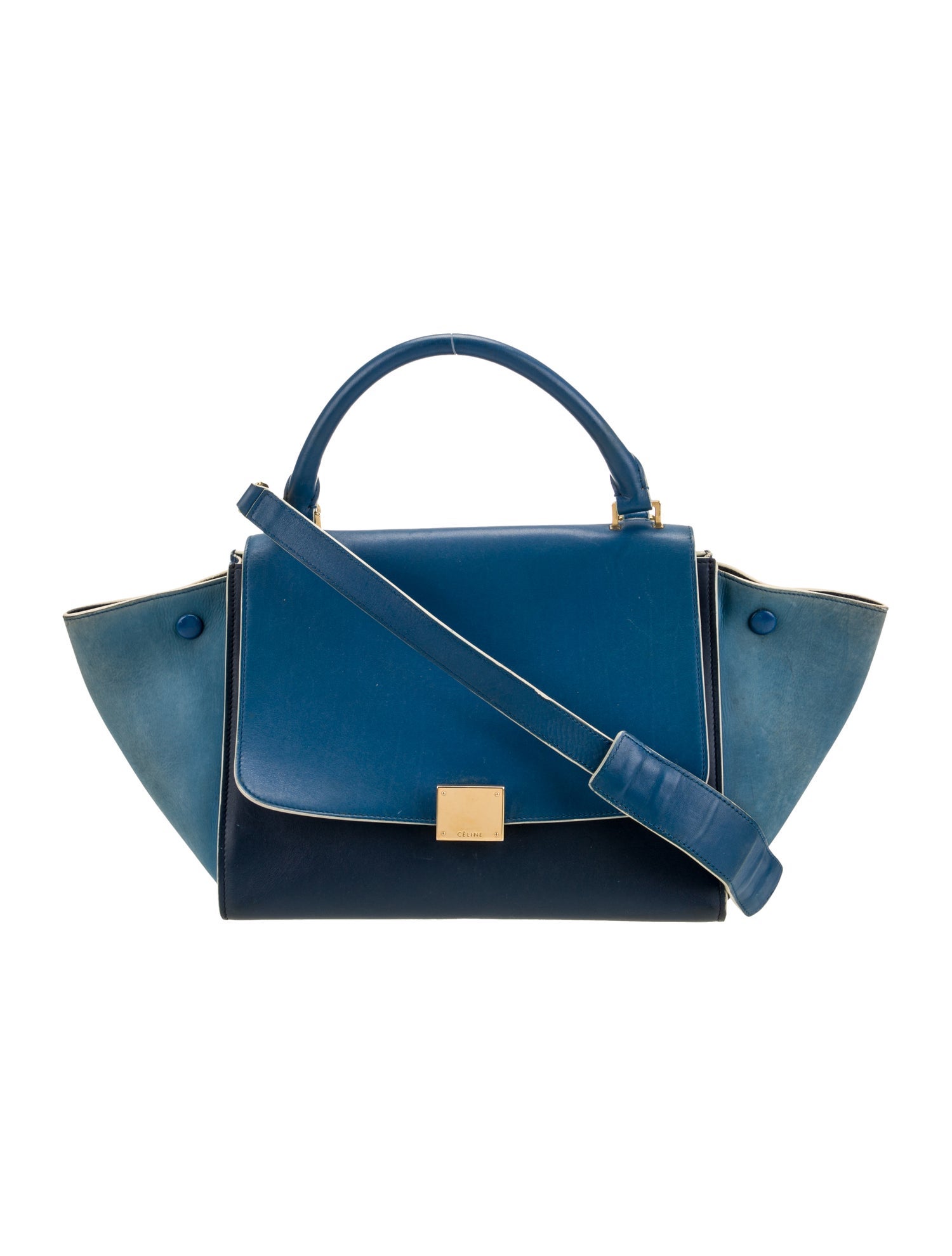 Celine Leather Trapeze