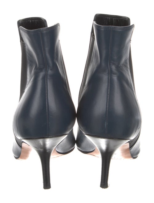 Celine Leather Colorblock Pattern Chelsea Boots