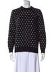Celine 2019 Polka Dot Crewneck Pullover Sweater