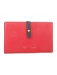 Celine Large Strap Wallet Leather French Purse