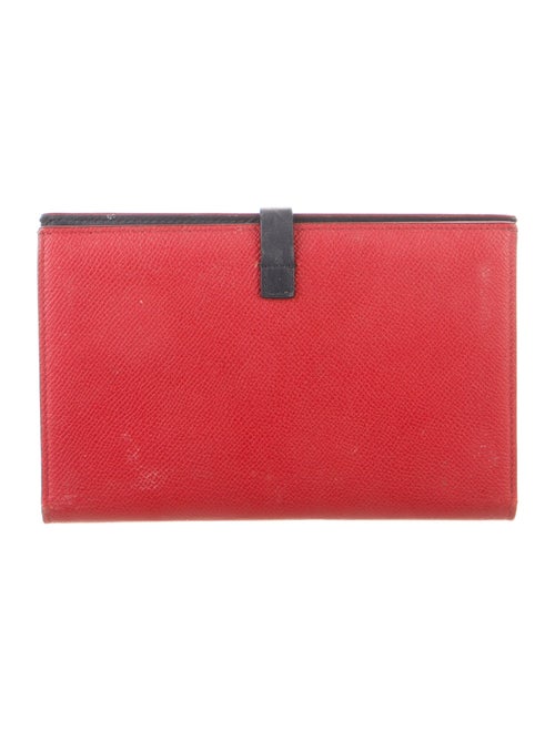 Celine Large Strap Wallet Leather French Purse