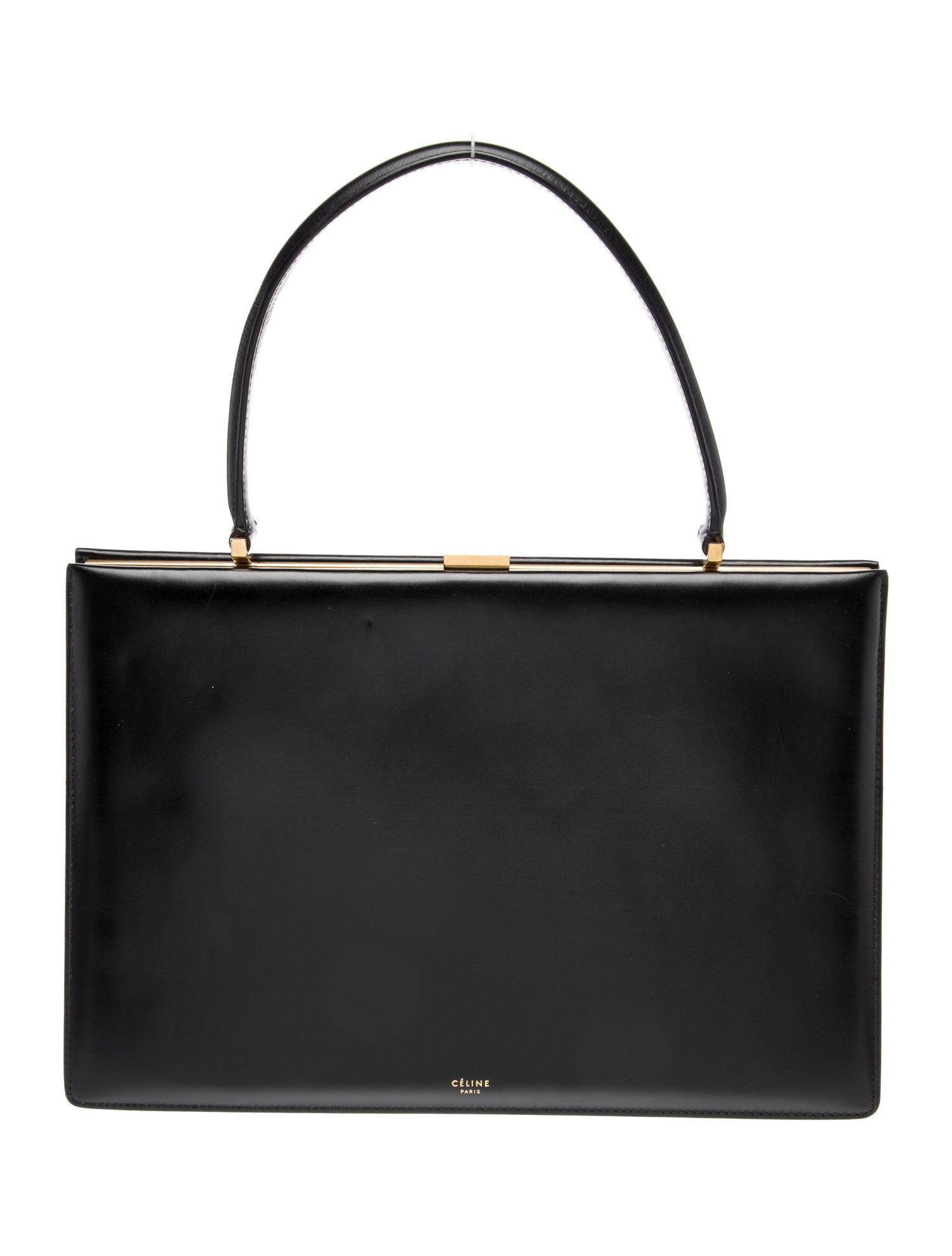 Celine Leather Clasp Medium