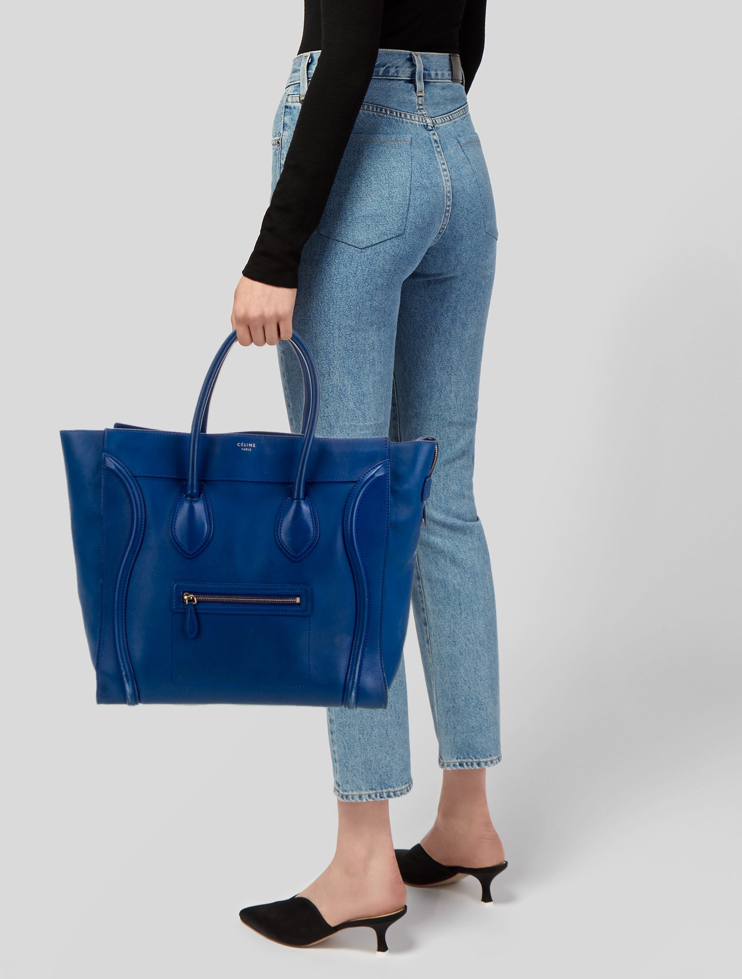 Celine Calfskin Luggage Mini