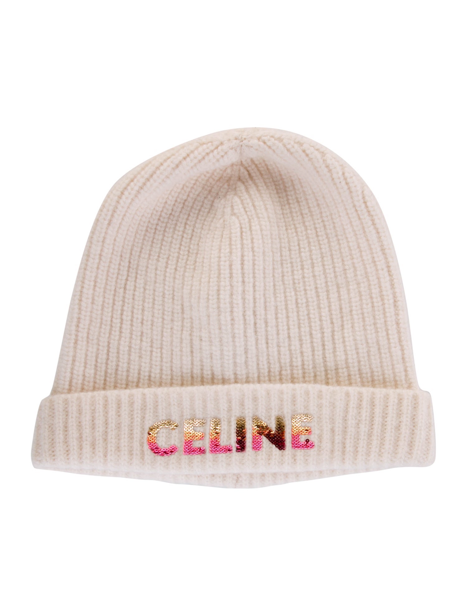 Celine Gradient Logo Beanie