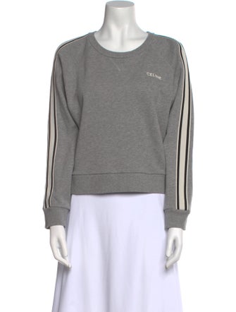 Celine Crew Neck Long Sleeve Sweatshirt