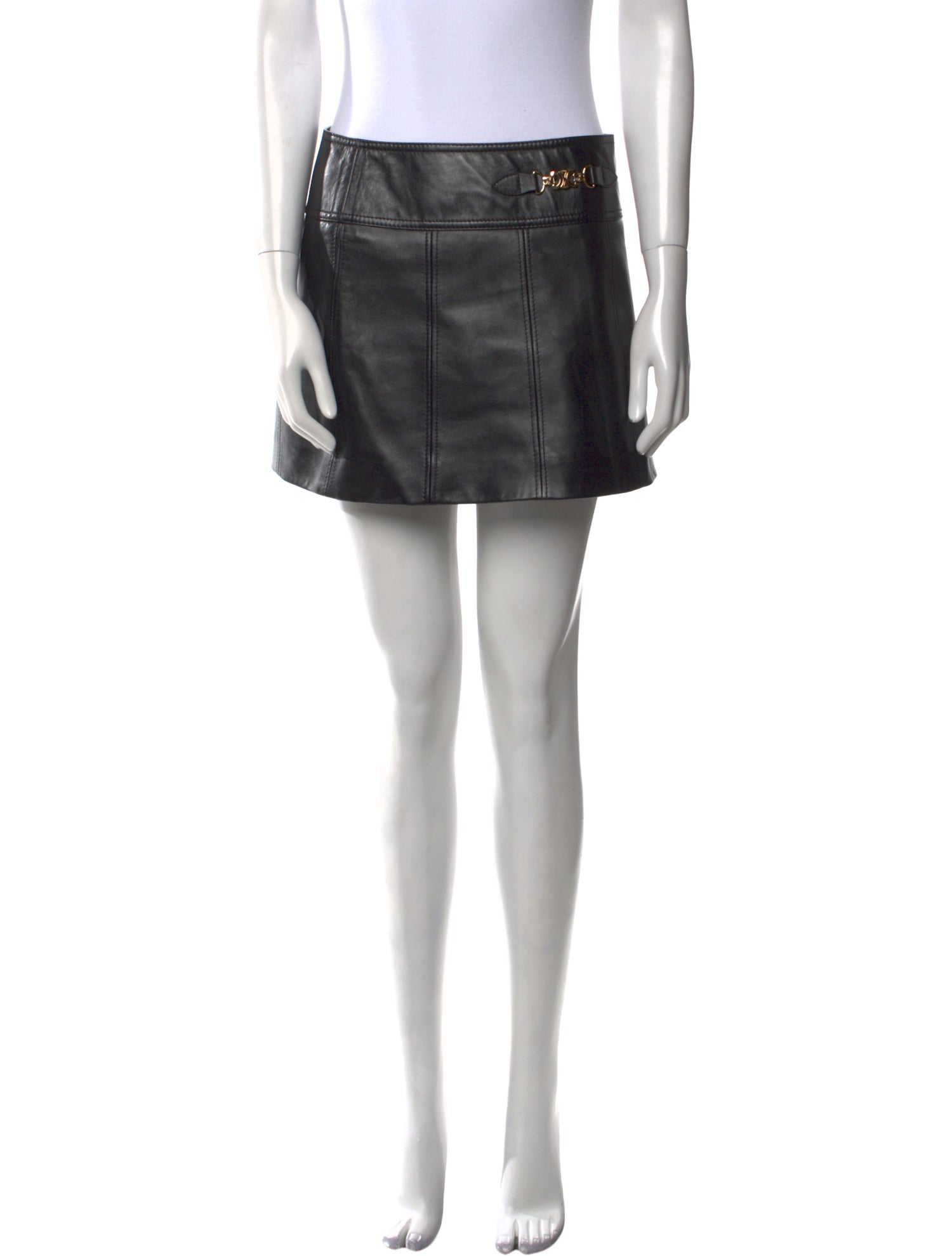 Celine Triomphe Gourmette Mini Mini Skirt