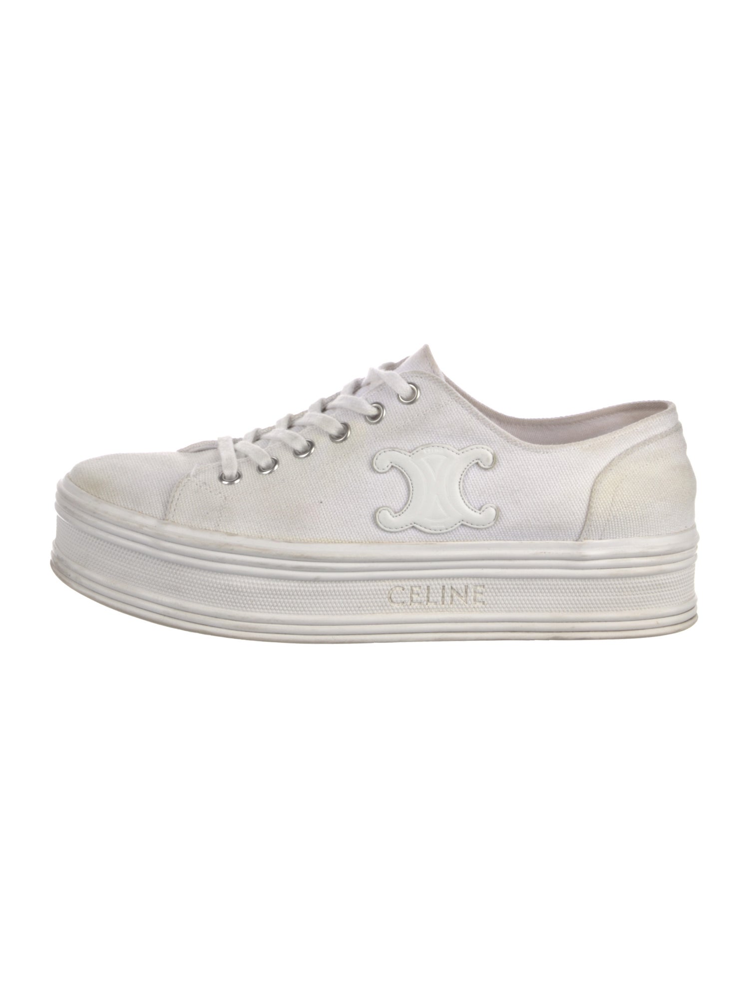 Celine Triomphe Canvas Sneakers